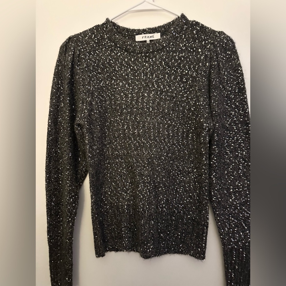 Frame Denim Women’s Sequin Palette Sweater
